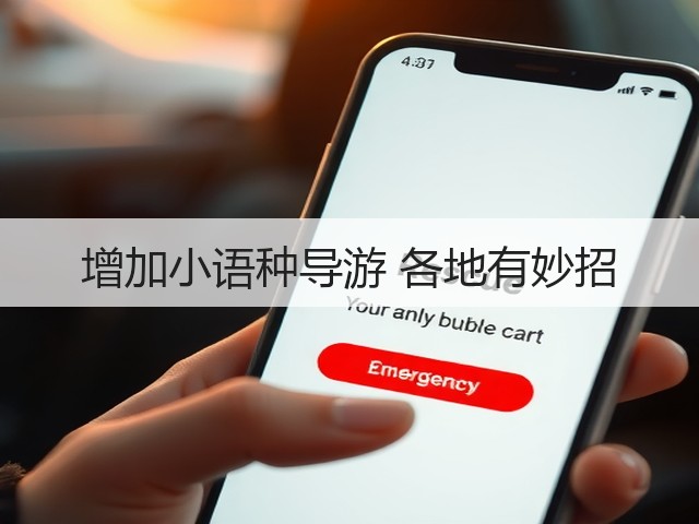 增加小语种导游 各地有妙招(图2) 增加小语种导游 各地有妙招(图2)