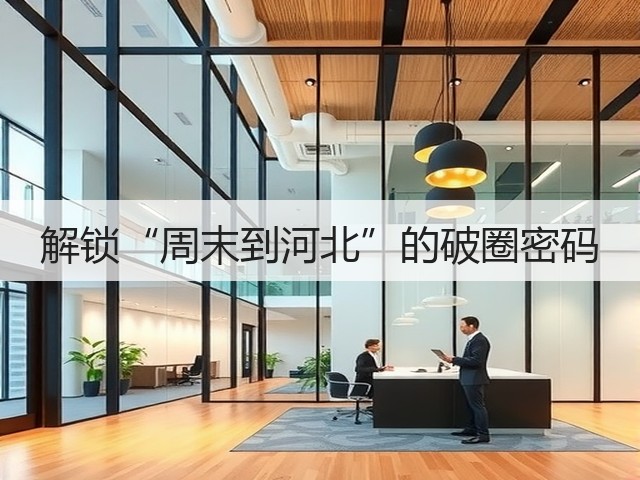 解锁“周末到河北”的破圈密码(图1) 解锁“周末到河北”的破圈密码(图1)