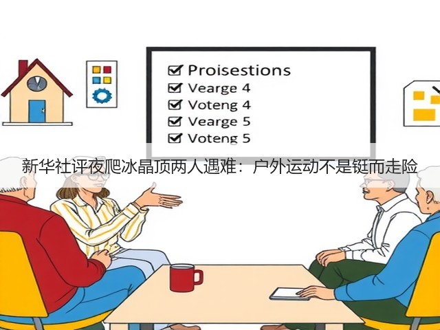 新华社评夜爬冰晶顶两人遇难：户外运动不是铤而走险(图1)