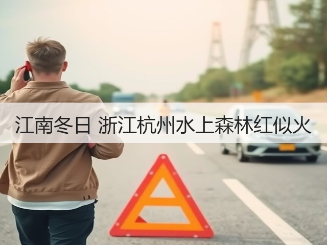 江南冬日 浙江杭州水上森林红似火(图2) 江南冬日 浙江杭州水上森林红似火(图2)