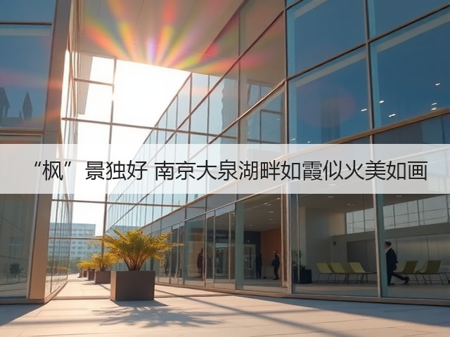 “枫”景独好 南京大泉湖畔如霞似火美如画(图1) “枫”景独好 南京大泉湖畔如霞似火美如画(图1)