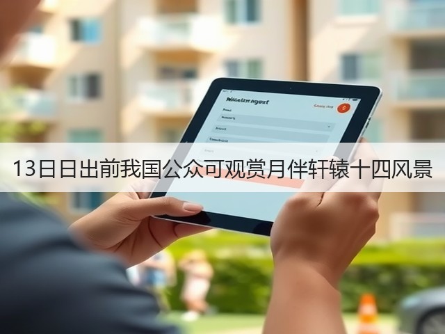 13日日出前我国公众可观赏月伴轩辕十四风景(图1) 13日日出前我国公众可观赏月伴轩辕十四风景(图1)