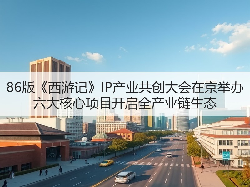 86版《西游记》IP产业共创大会在京举办 六大核心项目开启全产业链生态 - 安枢游走吧旅游科普资讯网