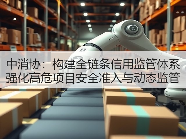 中消协:构建全链条信用监管体系 强化高危项目安全准入与动态监管(图1) 中消协:构建全链条信用监管体系 强化高危项目安全准入与动态监管(图1)