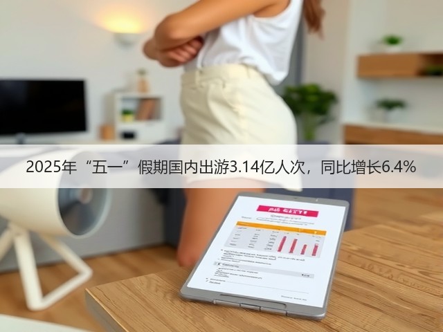 2025年“五一”假期国内出游3.14亿人次,同比增长6.4%(图1) 2025年“五一”假期国内出游3.14亿人次,同比增长6.4%(图1)