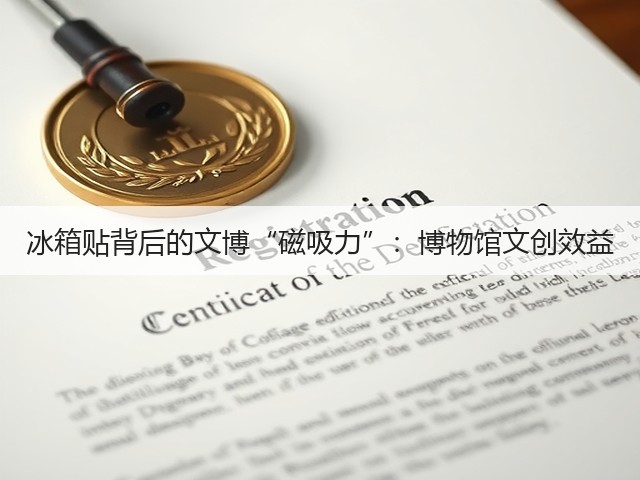 冰箱贴背后的文博“磁吸力”:博物馆文创效益(图1) 冰箱贴背后的文博“磁吸力”:博物馆文创效益(图1)