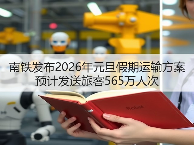 南铁发布2026年元旦假期运输方案 预计发送旅客565万人次(图3) 南铁发布2026年元旦假期运输方案 预计发送旅客565万人次(图3)