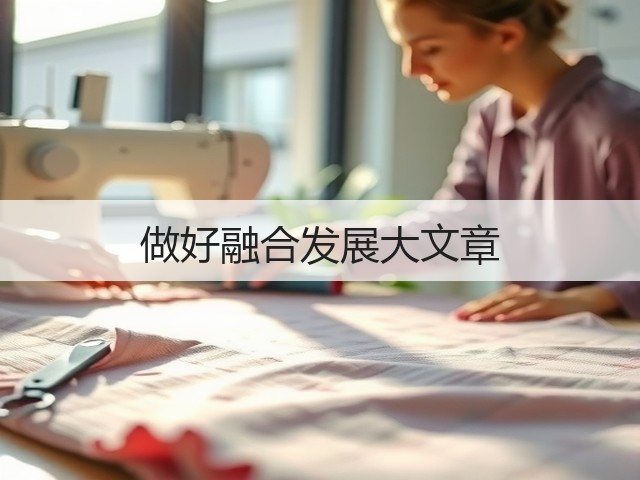 做好融合发展大文章(图2)