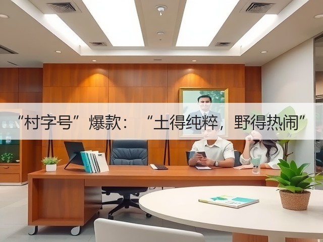 “村字号”爆款:“土得纯粹,野得热闹”(图3) “村字号”爆款:“土得纯粹,野得热闹”(图3)