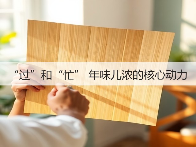 “过”和“忙” 年味儿浓的核心动力(图1) “过”和“忙” 年味儿浓的核心动力(图1)