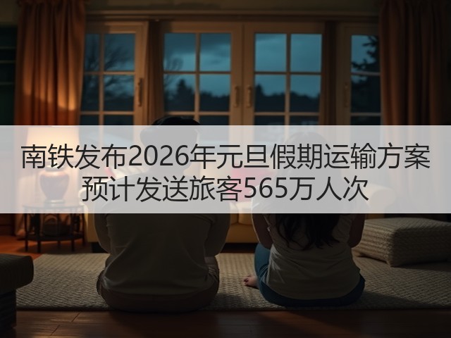 南铁发布2026年元旦假期运输方案 预计发送旅客565万人次(图2) 南铁发布2026年元旦假期运输方案 预计发送旅客565万人次(图2)