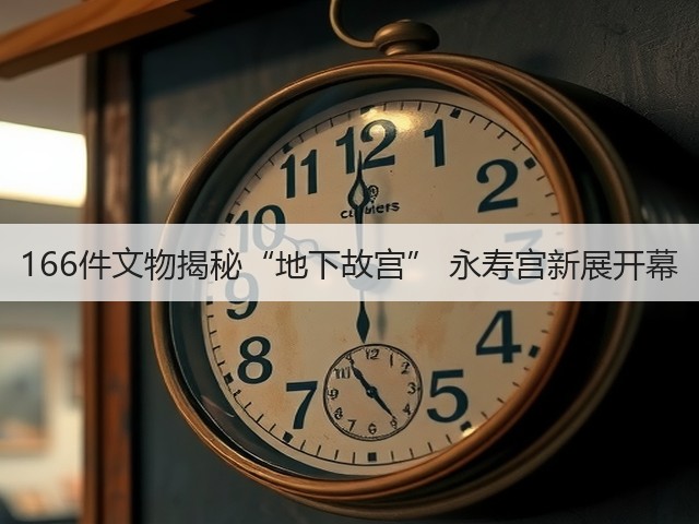 166件文物揭秘“地下故宫” 永寿宫新展开幕(图3) 166件文物揭秘“地下故宫” 永寿宫新展开幕(图3)