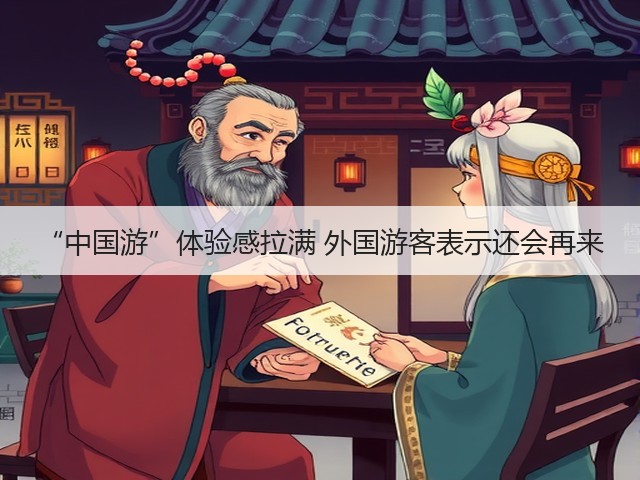 “中国游”体验感拉满 外国游客表示还会再来(图3) “中国游”体验感拉满 外国游客表示还会再来(图3)