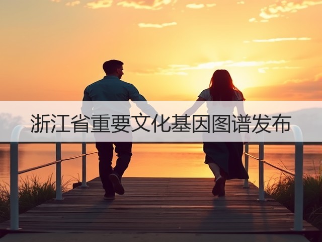 浙江省重要文化基因图谱发布(图2) 浙江省重要文化基因图谱发布(图2)