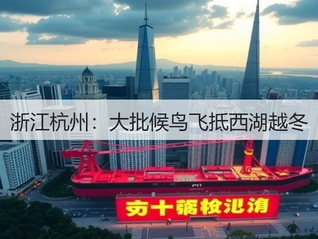 浙江杭州:大批候鸟飞抵西湖越冬(图2) 浙江杭州:大批候鸟飞抵西湖越冬(图2)