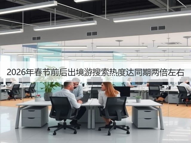 2026年春节前后出境游搜索热度达同期两倍左右(图3) 2026年春节前后出境游搜索热度达同期两倍左右(图3)