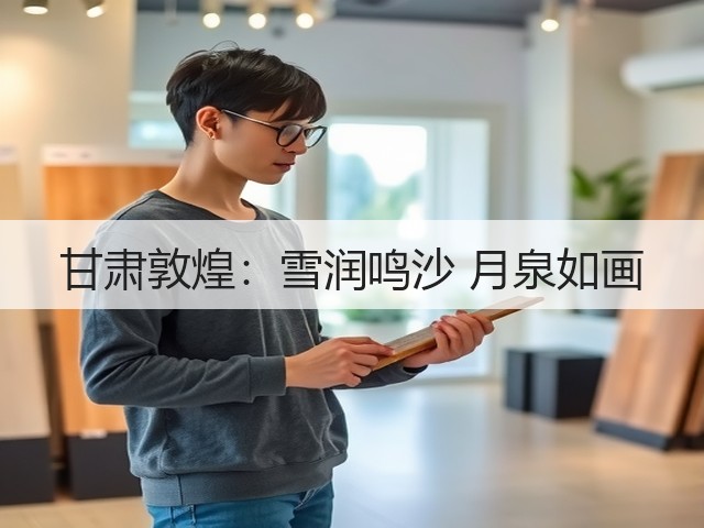 甘肃敦煌:雪润鸣沙 月泉如画(图3) 甘肃敦煌:雪润鸣沙 月泉如画(图3)