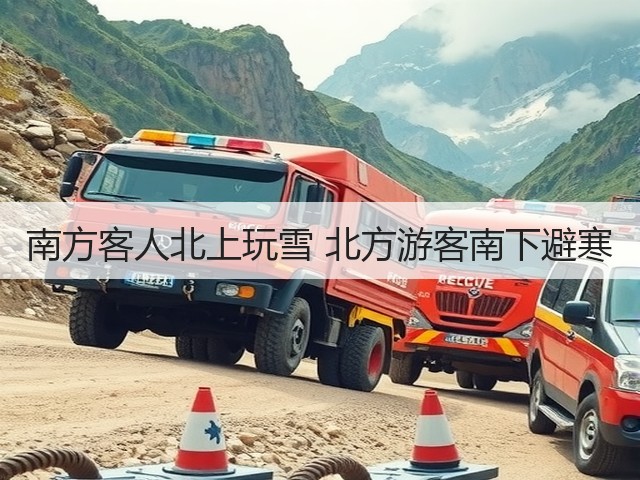 南方客人北上玩雪 北方游客南下避寒(图1) 南方客人北上玩雪 北方游客南下避寒(图1)