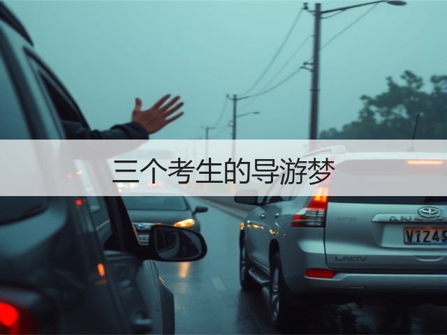 三个考生的导游梦(图2) 三个考生的导游梦(图2)