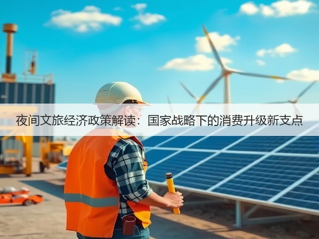 夜间文旅经济政策解读：国家战略下的消费升级新支点(图1)