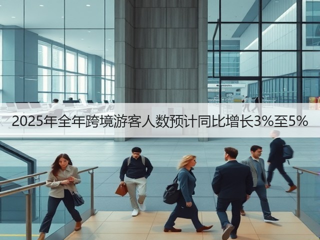 2025年全年跨境游客人数预计同比增长3%至5%(图3) 2025年全年跨境游客人数预计同比增长3%至5%(图3)