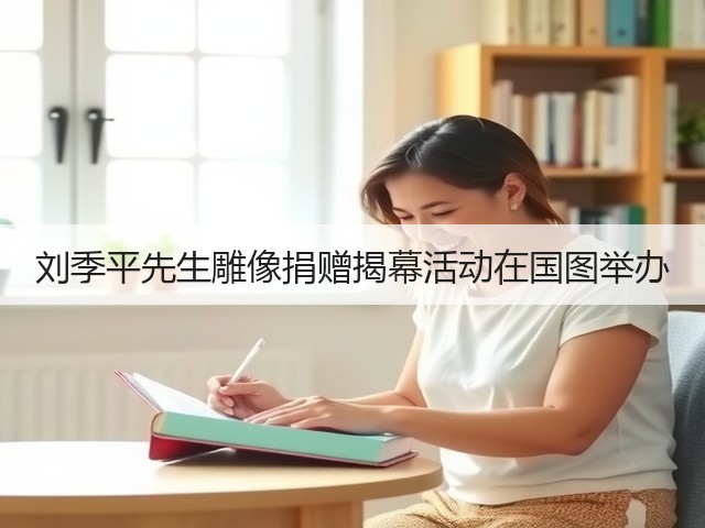 刘季平先生雕像捐赠揭幕活动在国图举办(图3) 刘季平先生雕像捐赠揭幕活动在国图举办(图3)