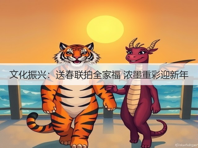 文化振兴:送春联拍全家福 浓墨重彩迎新年(图3) 文化振兴:送春联拍全家福 浓墨重彩迎新年(图3)
