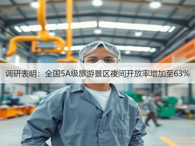 调研表明:全国5A级旅游景区夜间开放率增加至63%(图3) 调研表明:全国5A级旅游景区夜间开放率增加至63%(图3)