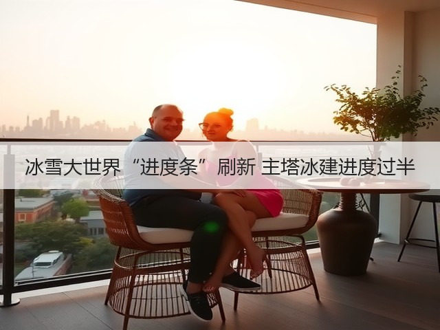 冰雪大世界“进度条”刷新 主塔冰建进度过半(图1) 冰雪大世界“进度条”刷新 主塔冰建进度过半(图1)