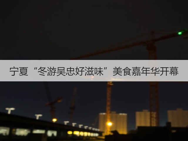 宁夏“冬游吴忠好滋味”美食嘉年华开幕(图2) 宁夏“冬游吴忠好滋味”美食嘉年华开幕(图2)