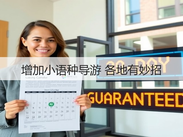 增加小语种导游 各地有妙招(图3) 增加小语种导游 各地有妙招(图3)
