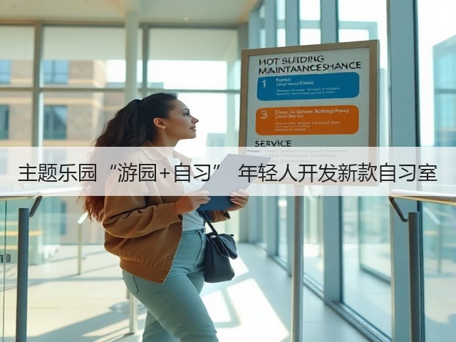 主题乐园“游园+自习” 年轻人开发新款自习室(图2) 主题乐园“游园+自习” 年轻人开发新款自习室(图2)