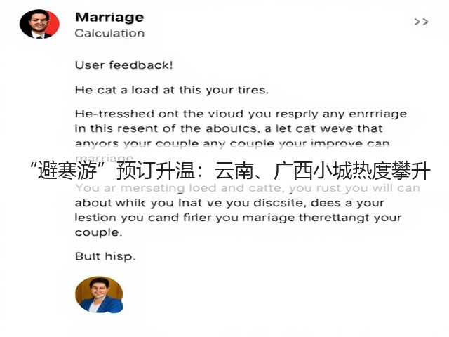 “避寒游”预订升温:云南、广西小城热度攀升(图3) “避寒游”预订升温:云南、广西小城热度攀升(图3)