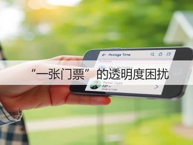 “一张门票”的透明度困扰(图1) “一张门票”的透明度困扰(图1)