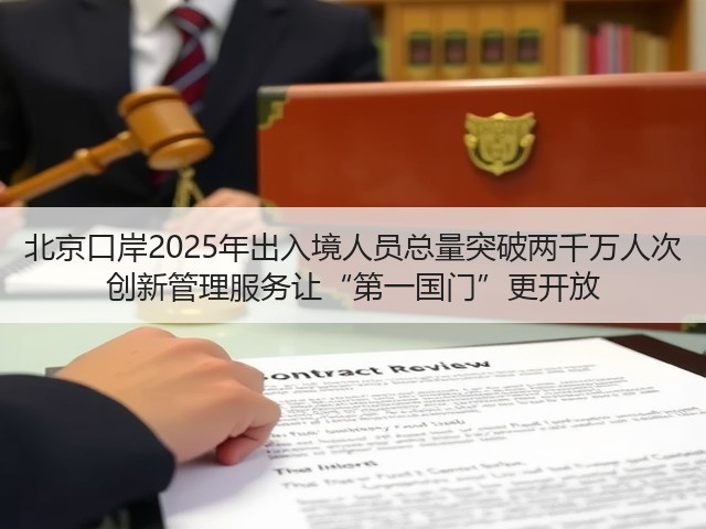 北京口岸2025年出入境人员总量突破两千万人次 创新管理服务让“第一国门”更开放(图2) 北京口岸2025年出入境人员总量突破两千万人次 创新管理服务让“第一国门”更开放(图2)