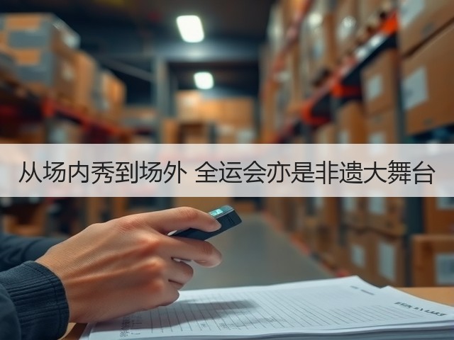 从场内秀到场外 全运会亦是非遗大舞台(图3) 从场内秀到场外 全运会亦是非遗大舞台(图3)