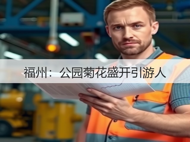 福州:公园菊花盛开引游人(图1) 福州:公园菊花盛开引游人(图1)