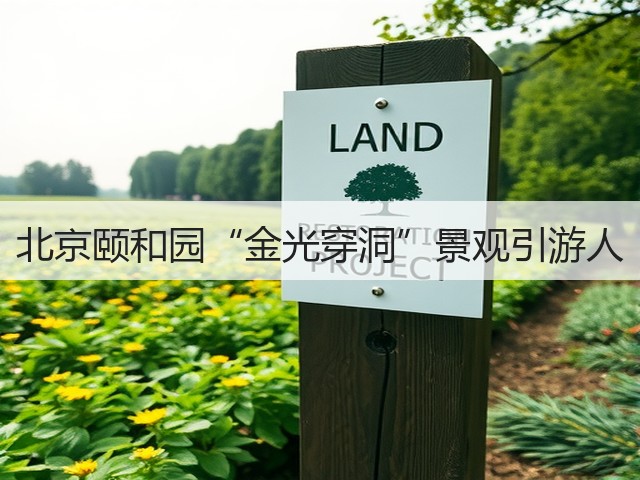 北京颐和园“金光穿洞”景观引游人(图1) 北京颐和园“金光穿洞”景观引游人(图1)