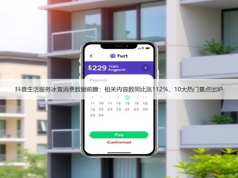 抖音生活服务冰雪消费数据前瞻：相关内容数同比涨112%，10大热门景点出炉 - 安枢游走吧旅游科普资讯网