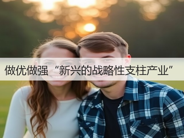 做优做强“新兴的战略性支柱产业”(图1) 做优做强“新兴的战略性支柱产业”(图1)