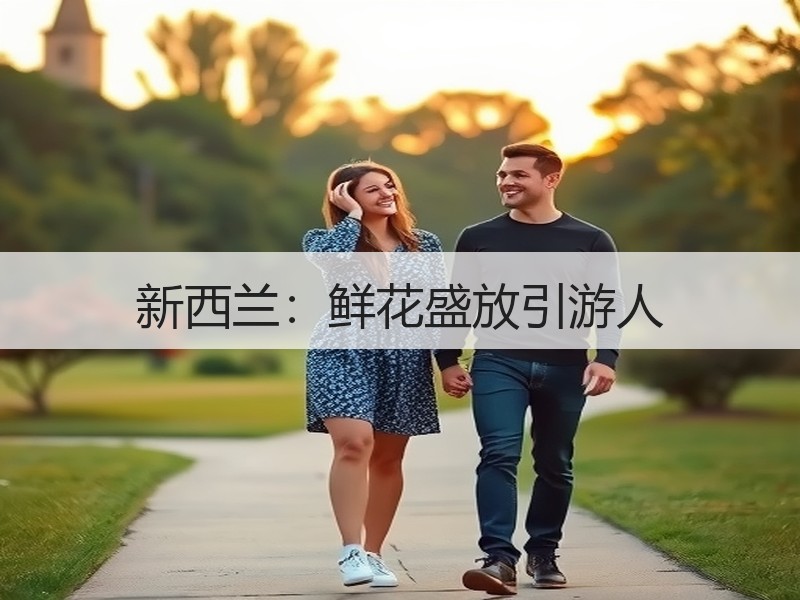 新西兰：鲜花盛放引游人 - 安枢游走吧旅游科普资讯网