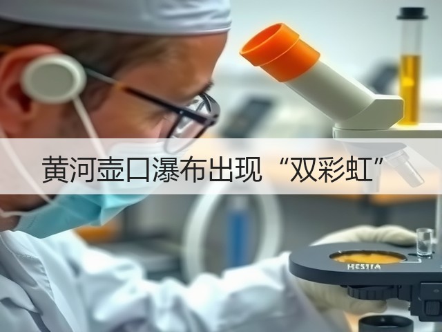 黄河壶口瀑布出现“双彩虹”(图1) 黄河壶口瀑布出现“双彩虹”(图1)