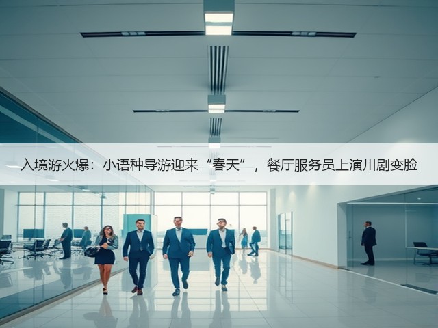 入境游火爆:小语种导游迎来“春天”,餐厅服务员上演川剧变脸(图1) 入境游火爆:小语种导游迎来“春天”,餐厅服务员上演川剧变脸(图1)