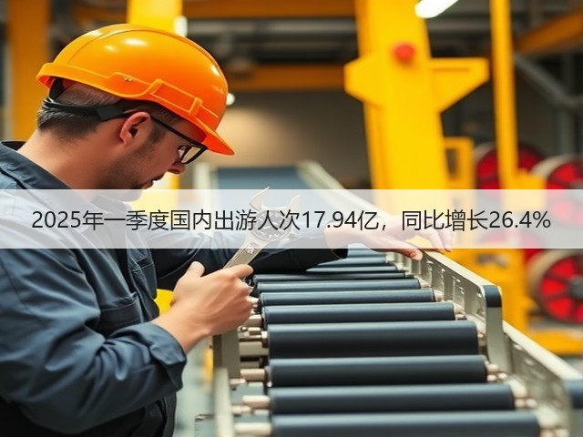 2025年一季度国内出游人次17.94亿,同比增长26.4%(图3) 2025年一季度国内出游人次17.94亿,同比增长26.4%(图3)