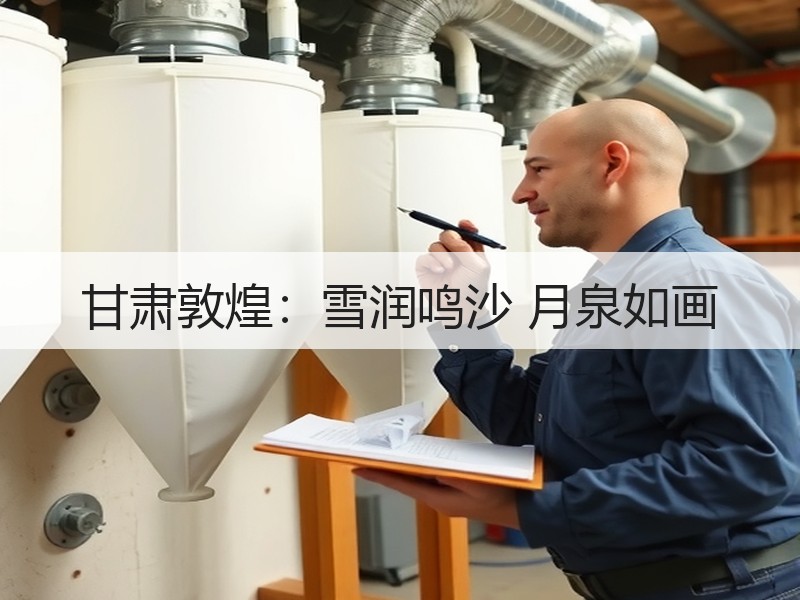 甘肃敦煌：雪润鸣沙 月泉如画 - 安枢游走吧旅游科普资讯网