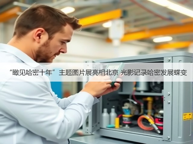 “瞰见哈密十年”主题图片展亮相北京 光影记录哈密发展蝶变(图1)