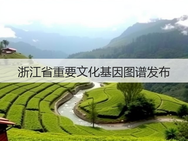 浙江省重要文化基因图谱发布(图1) 浙江省重要文化基因图谱发布(图1)