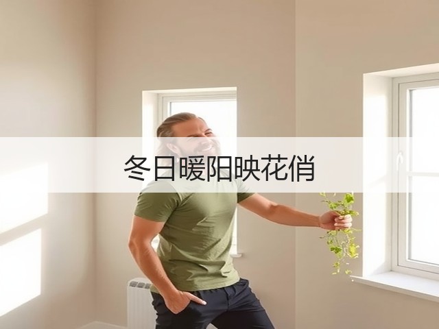 冬日暖阳映花俏(图1)