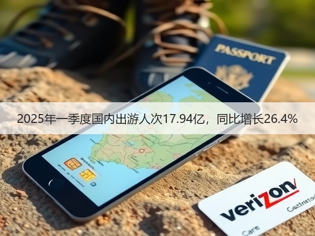 2025年一季度国内出游人次17.94亿,同比增长26.4%(图2) 2025年一季度国内出游人次17.94亿,同比增长26.4%(图2)