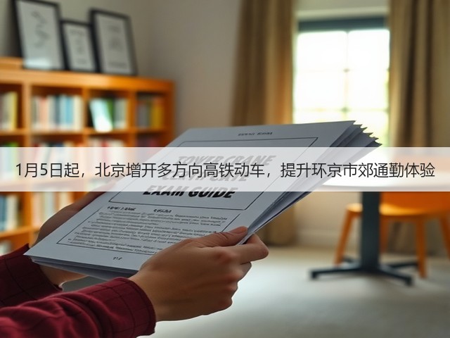 1月5日起,北京增开多方向高铁动车,提升环京市郊通勤体验(图1) 1月5日起,北京增开多方向高铁动车,提升环京市郊通勤体验(图1)